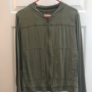 Green army jacket